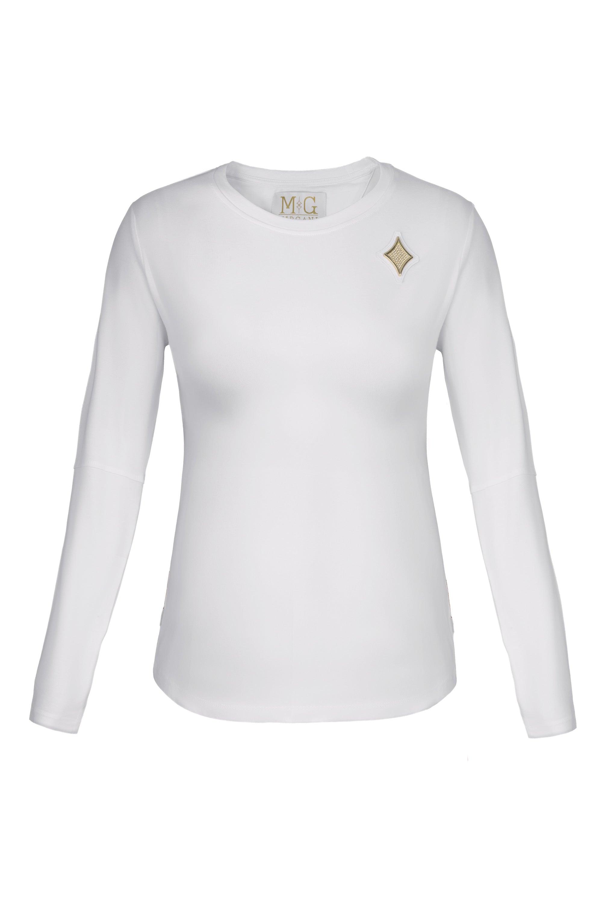 p(R)ojectR® Rhinestone Logo LS Tee 白XL p(R)ojectR®︎ Slogan Tee