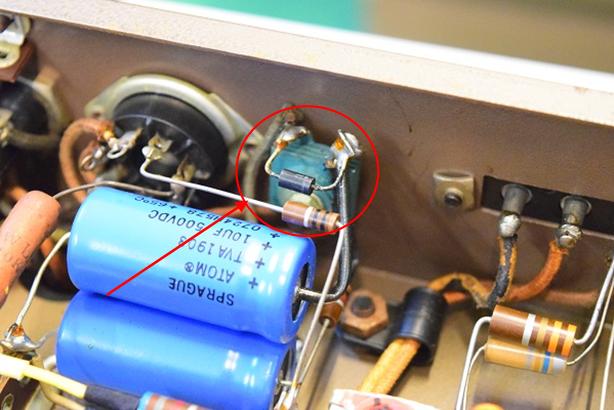 Marantz7 セレン ブロックコンデンサー 電源修理 マランツ7