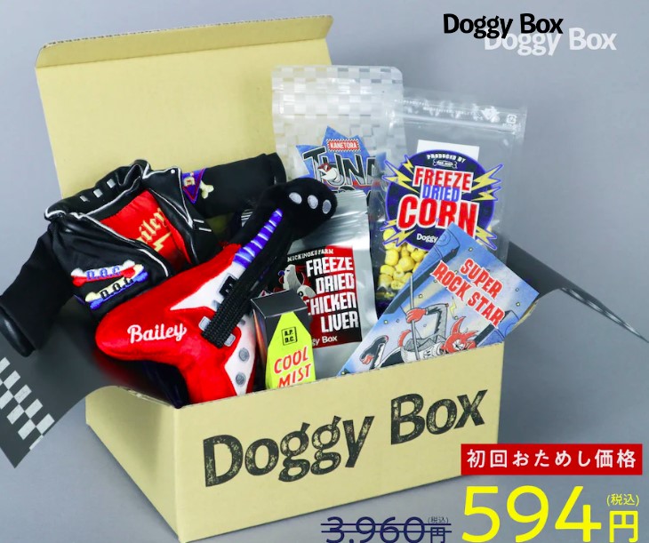 愛犬向けおもちゃとおやつの定期便Doggy Box（ドギーボックス）の評判