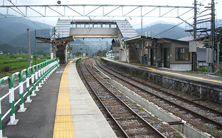 大糸線・信濃森上駅－さいきの駅舎訪問