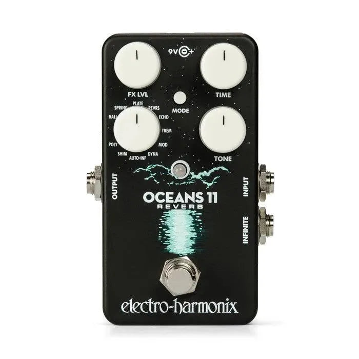 Electro-Harmonix Oceans 11 Reverb Pedal | Electric Violin Shop