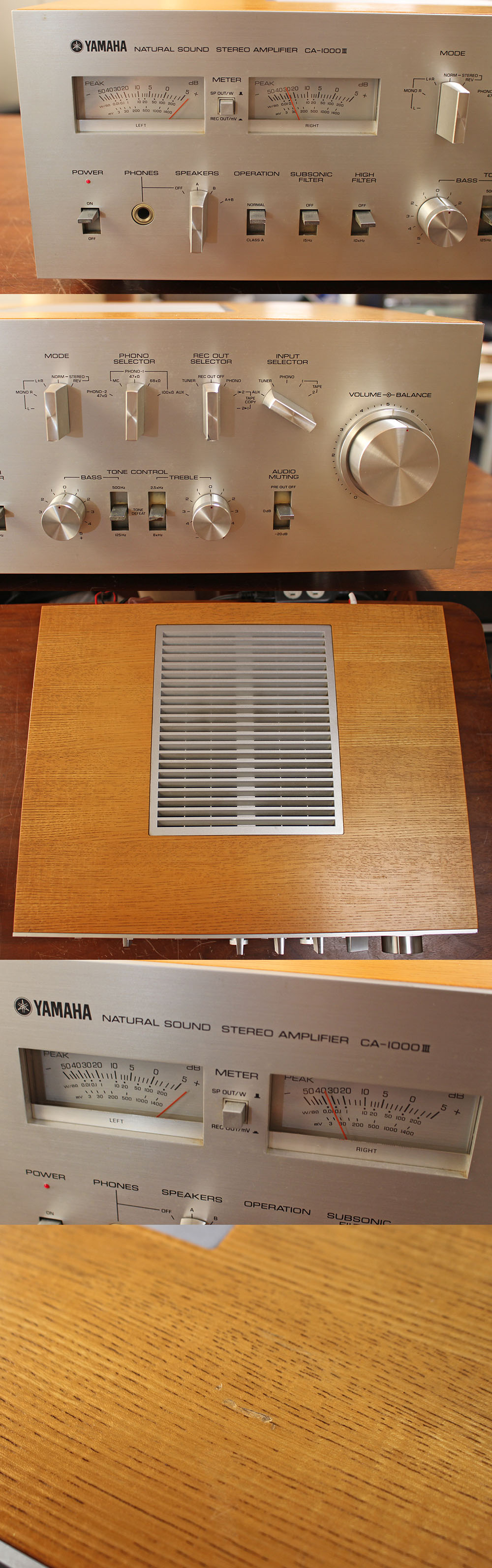 K メーター不調 あとはOK！YAMAHA CA-1000Ⅲ 公式 ステレオプリメイン