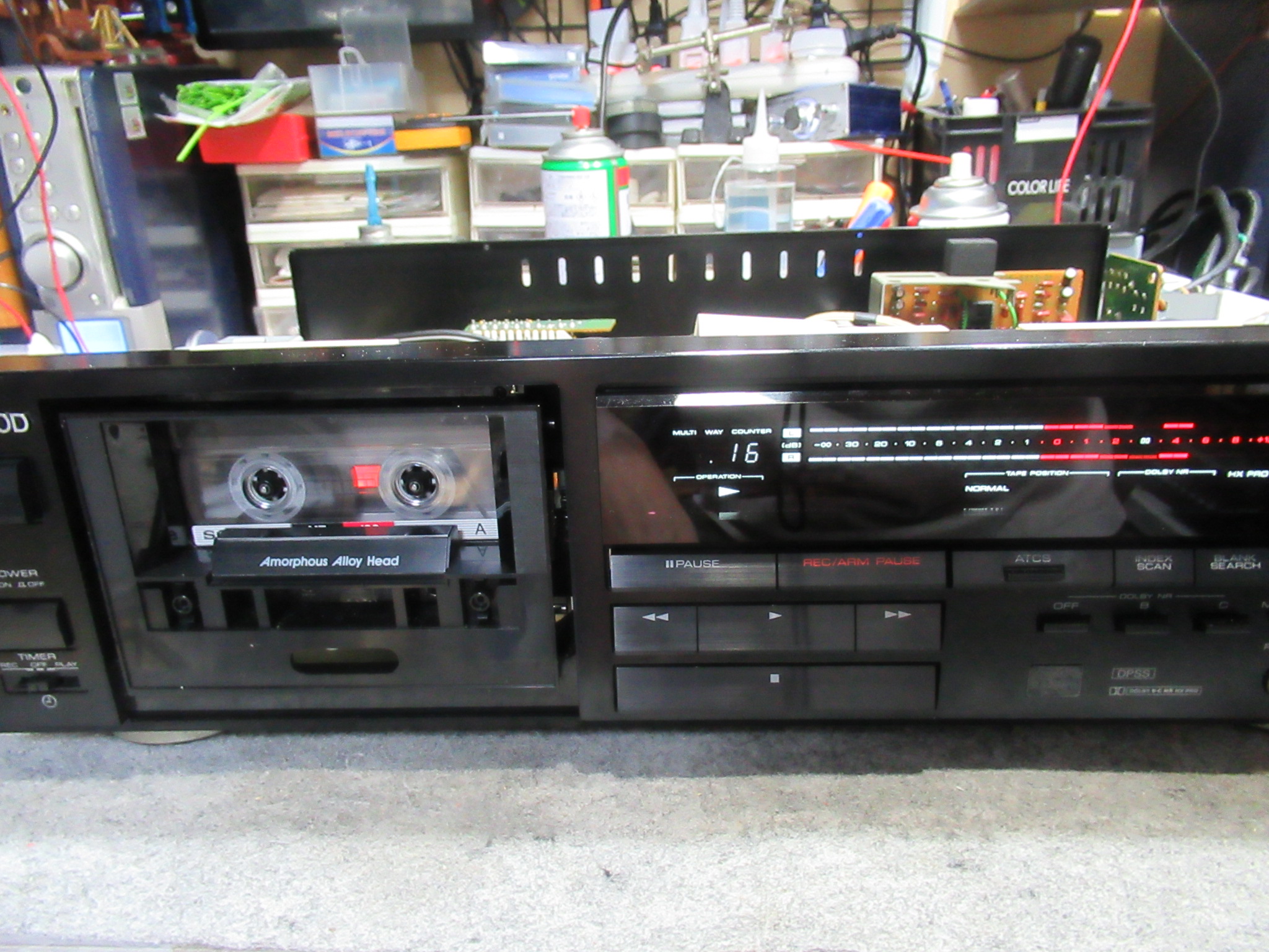 KENWOODのWカセットデッキ KX-W6080 美品メンテナンス整備済みKENWOOD