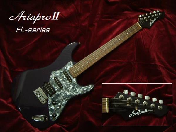 エレキギター アリアプロ2 FL-シリーズ ブラック エレキギター