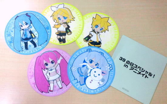 グッズ】アニメイトさんにて発売中！新学期はボカロなクリアファイルで