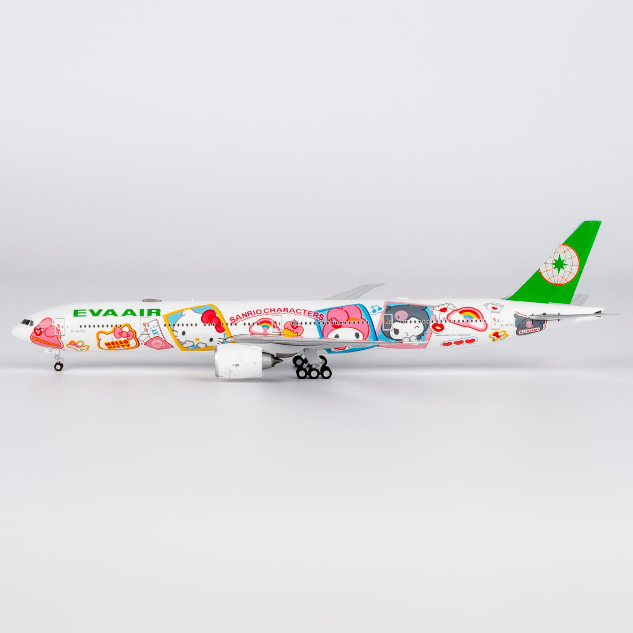 EVA AIR エバー航空 777-300ER ハローキティ Ph 1:400 Eva Airways 777
