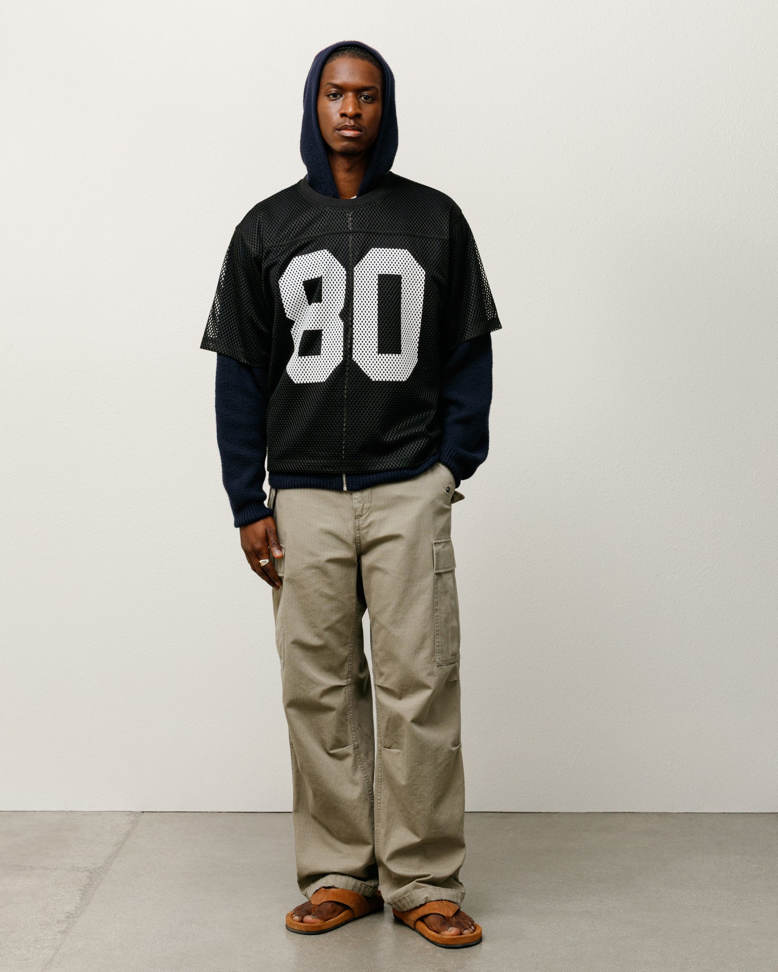 Stussy team jersey 80 black