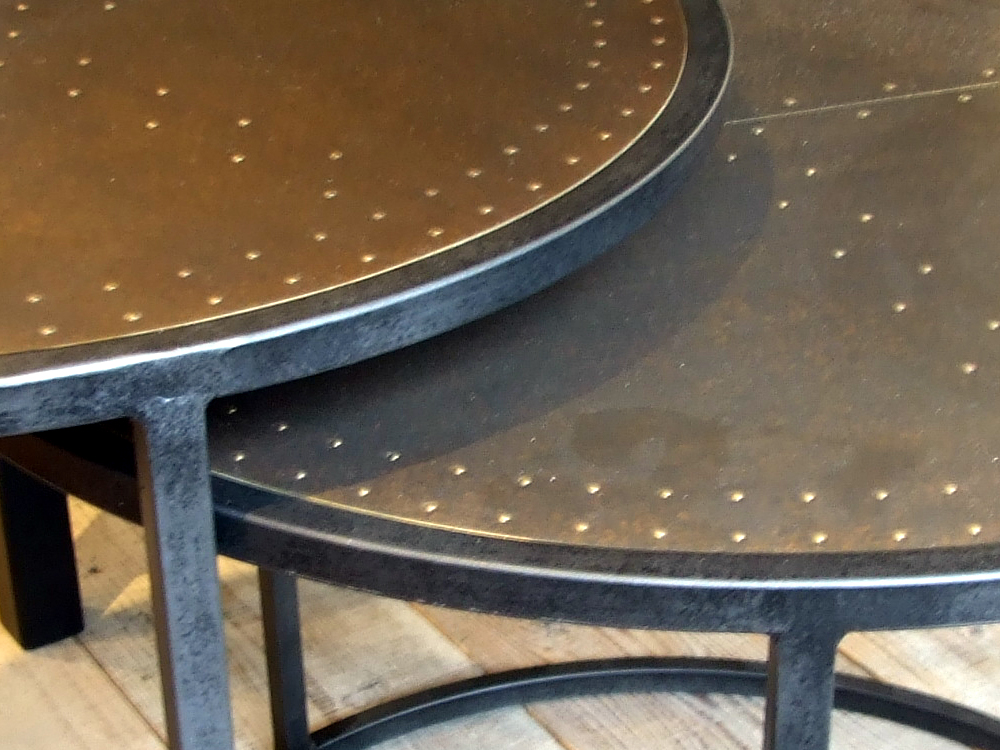 クラッシュゲート ノットアンティークス エルマ サイドテーブル Φ50cm