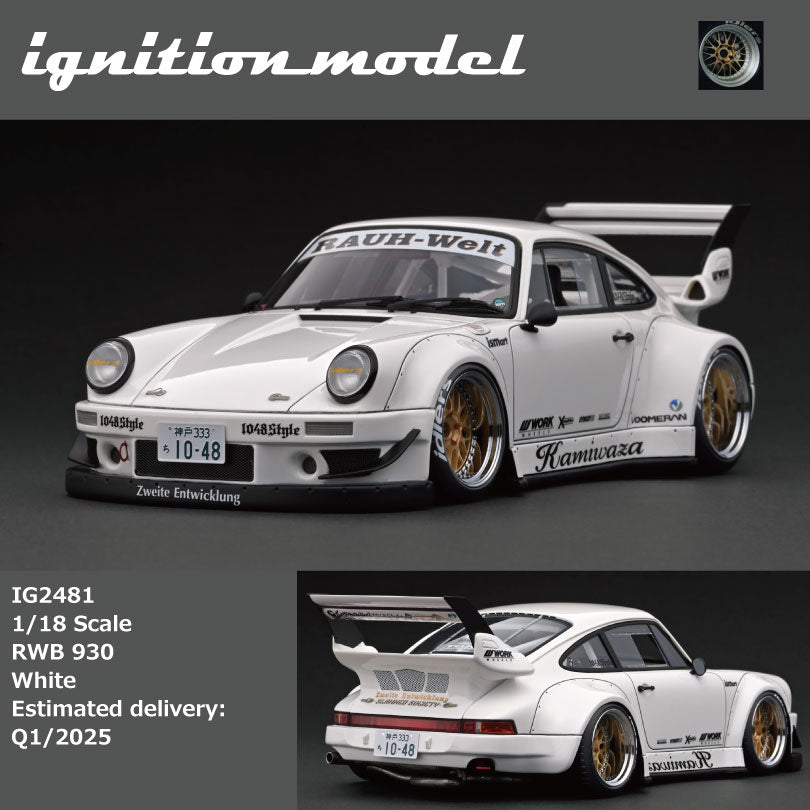 Ignition Model 1:18 RWB 930 White IG2481 – Horizon Diecast