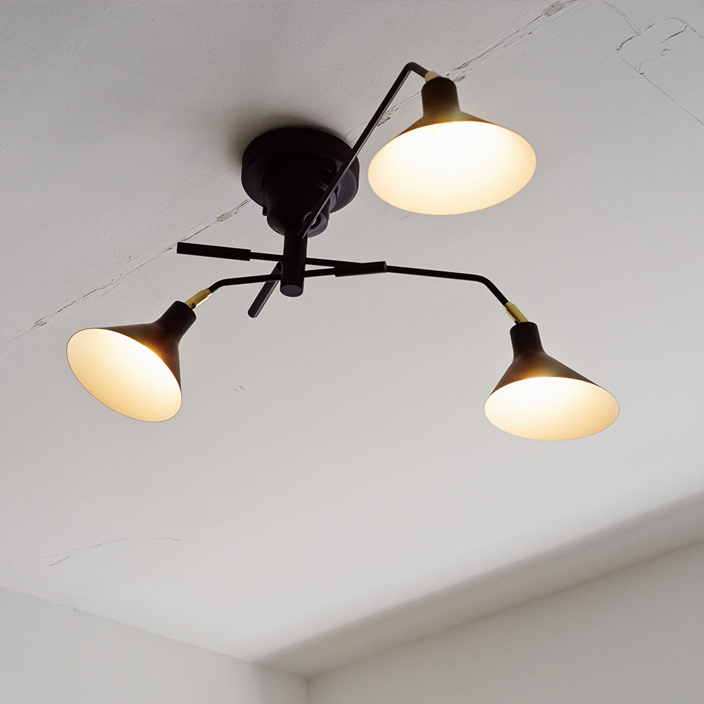 細いアームのスタイリッシュなシーリングライト Ronne（ロネ） – MAG