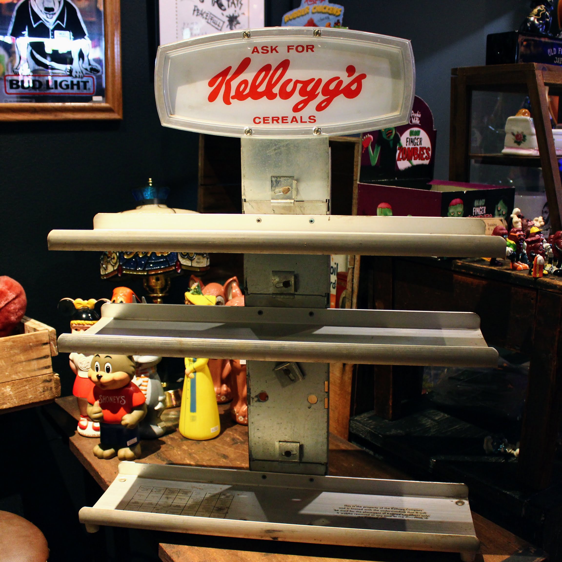 レア！ ケロッグ シェルフ ラック ショーケース アメトイ