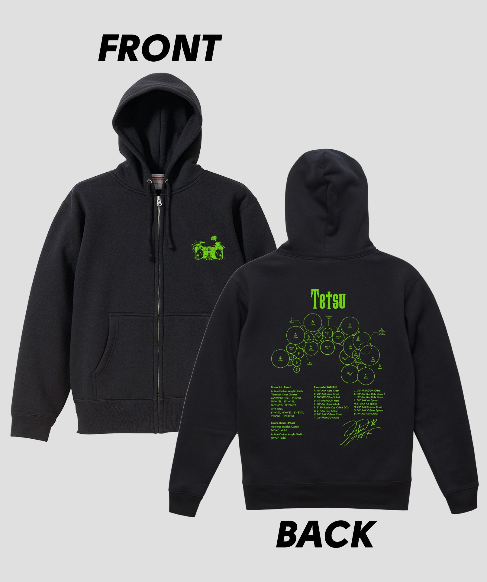 Drummer's Set Up T-Shirt Vol.44 yukihiro Buy Yujiro Hamna 