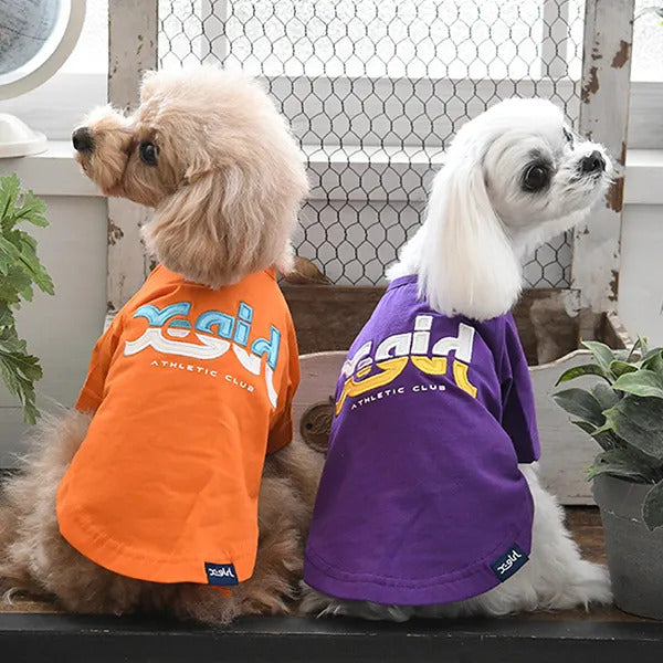 エックスガール X-girl アスレチックロゴT【小型犬 犬服 ウエア