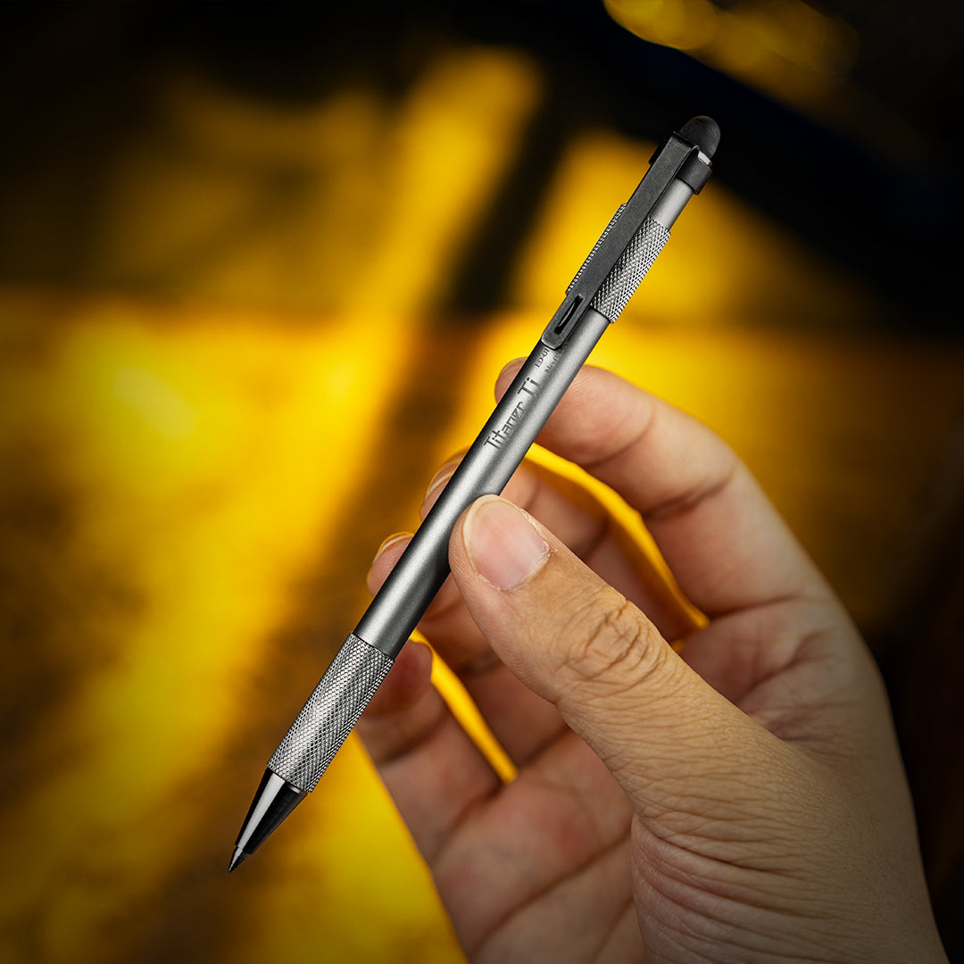 Titaner TC-4チタン製ツイスト式ボールペン 【公式通販】