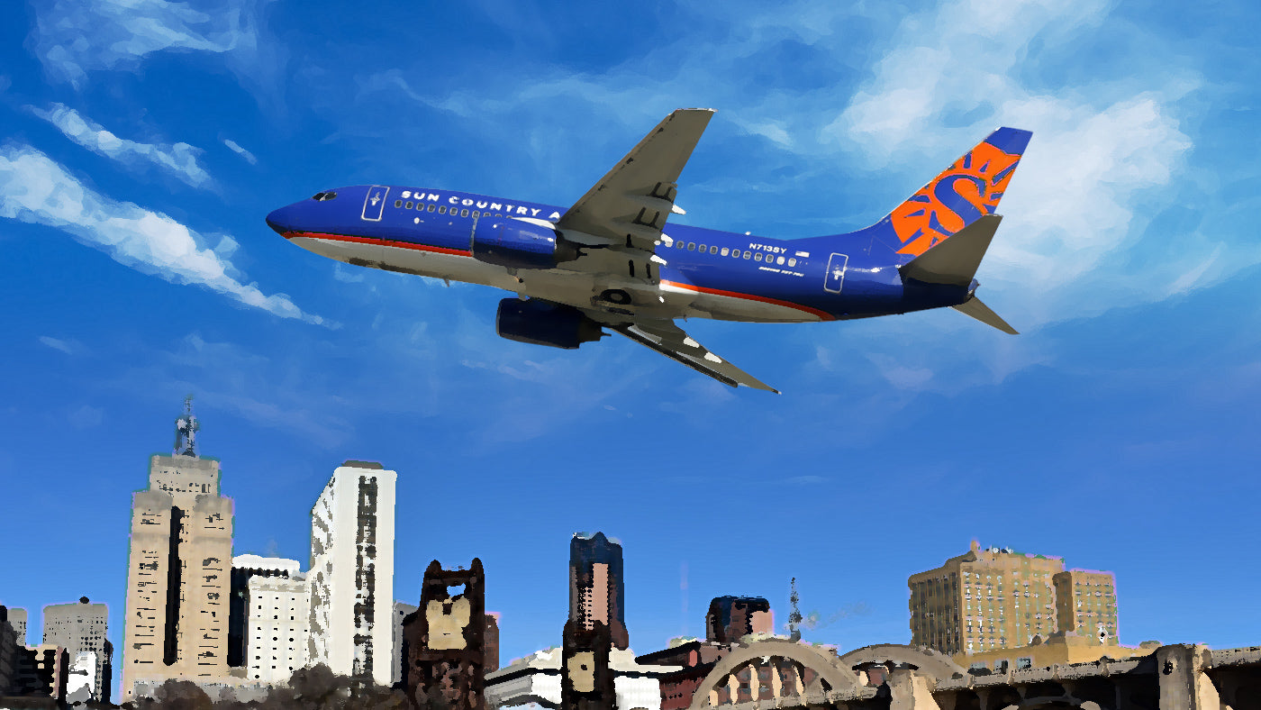 Soaring Together: Sun Country Airlines and Boeing 737 – MotoArt