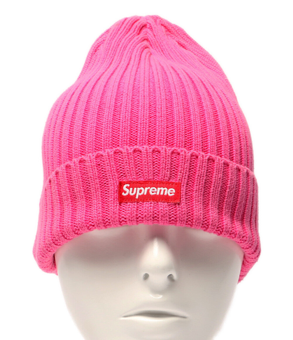 Supreme ニット帽 ボックスロゴビーニー ライトピンク メンズ
