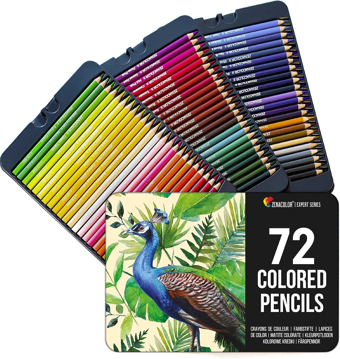 72 Colored Pencils – Zenacolor