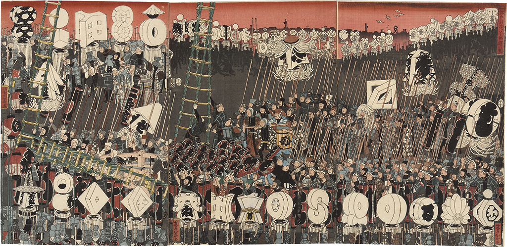 春宵 夜桜花灯篭図】水野龍年 2647 花見 掛け軸 肉筆 【公式通販】