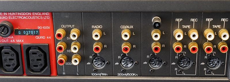 クオード QUAD 44 プリアンプ + QUAD 405 パワーアンプ