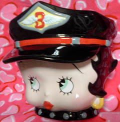 超希少 ベティ・ブープ Betty Boop バイク クッキージャー Betty Boop