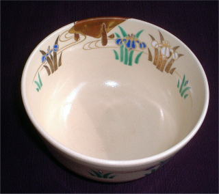 鵬雲斎 抹茶茶碗 八橋茶碗 永楽善五郎 初夏の茶碗【茶道具からき】販売