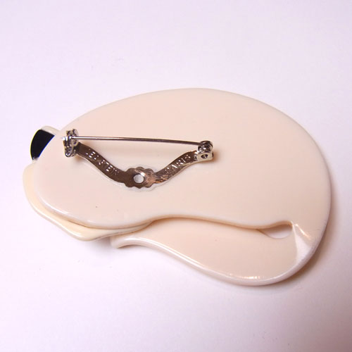 LEA STEN PARIS リアスタンヴィンテージブローチアールデコレディー