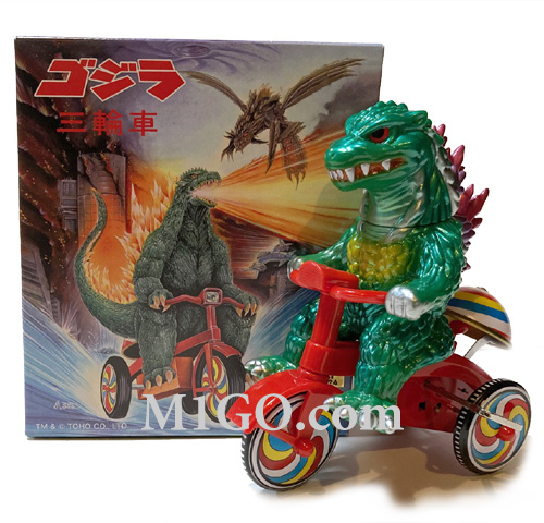 M1号 X星人B ゼンマイ三輪車 ソフビ ワンフェス 東宝 特撮 M1号 X星人B