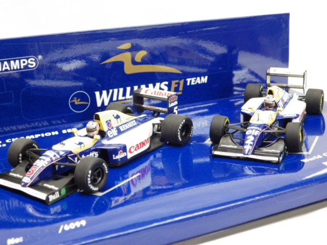 限定】 ミニチャンプス ウィリアムズ 1/43 F1 FW14B FW15C 限定