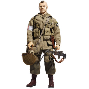 1/6 アメリカ軍空挺部隊 フィギュア2体セット ベース台座付き ドラゴン