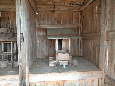 富士講についての研究史 富士山 掛軸 青色 収納箱付き 作家物 永田耕治