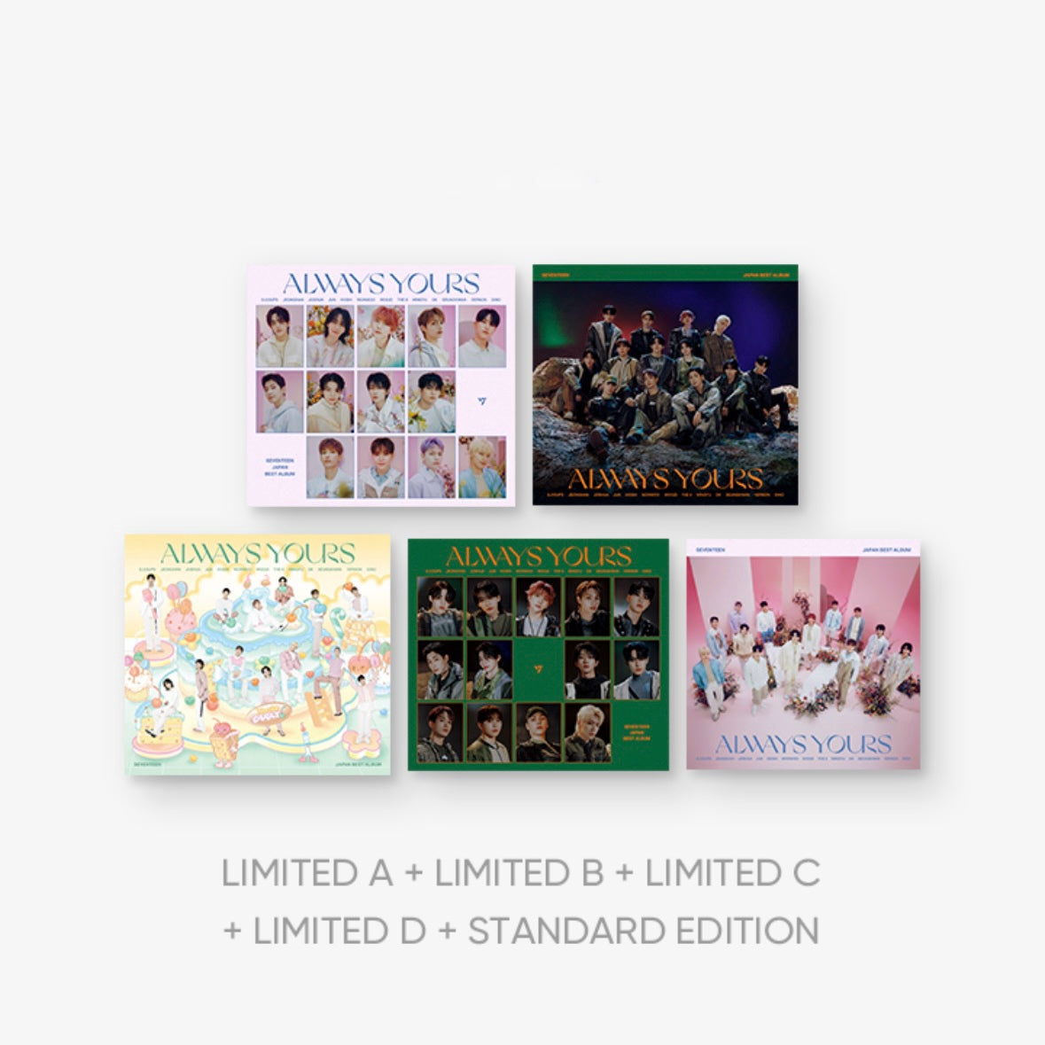 seventeen ALWAYS YOURS ユニバ 東京 限定 3セット seventeen ALWAYS