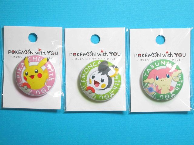 ポケモン POKEMON with YOU 2017 ブイズ 缶バッジ ポケモン POKEMON