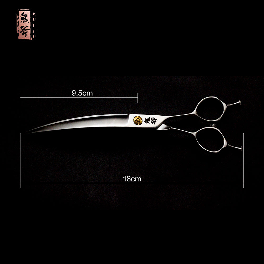 TAA 鬼斧 仕上げスキ7インチ TAA 鬼斧チタンシザー7インチブラックシザー