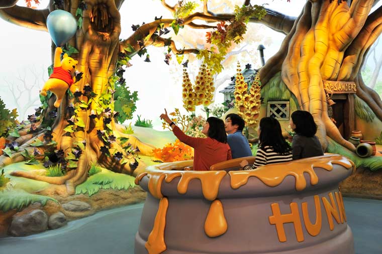 ディズニーランド プーさんのハニーハント グランドオープン 限定1000