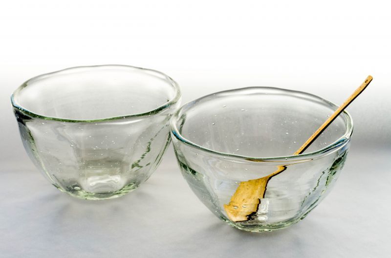 吹きガラス工房 一星 linca小鉢 - 手符