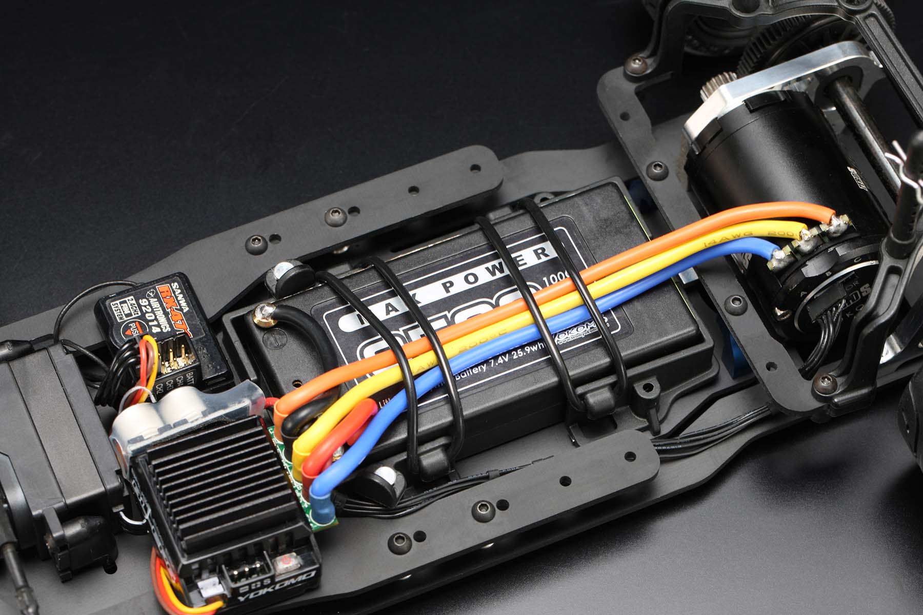PRレーシング1/10SPORT バギーブラシレスモーターアンプタミヤ京商