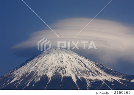 富士山 レンズ雲 風景写真 富士山 レンズ雲 風景写真