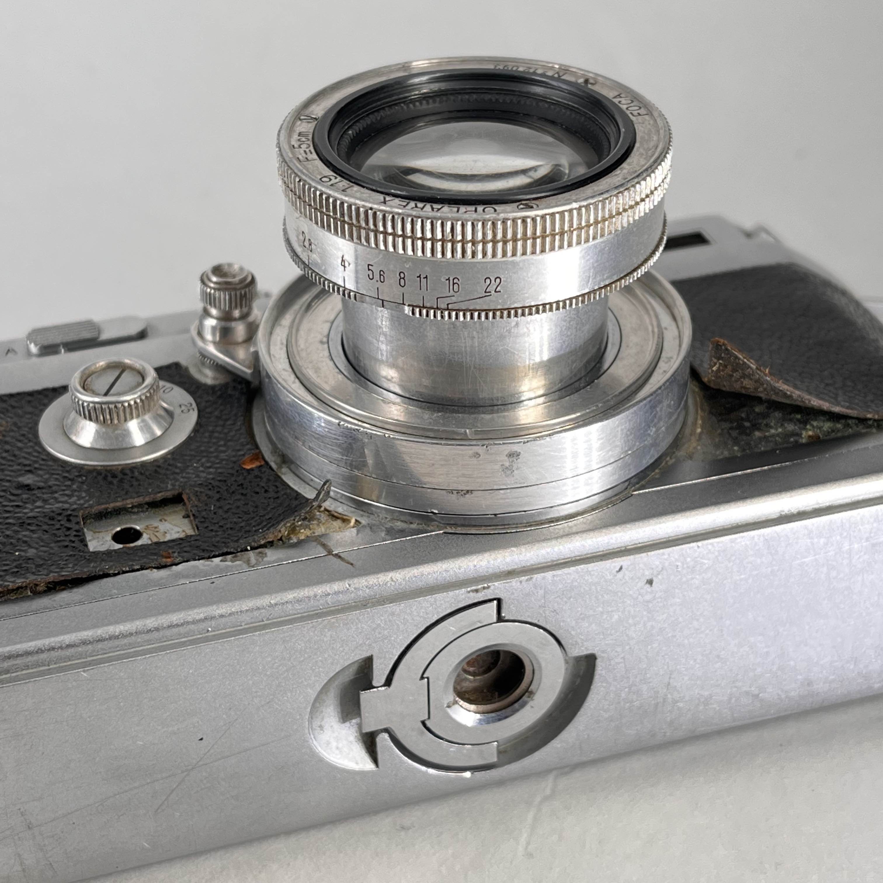 FOCA rangefinder OPLAREX 50mm f1.9 – TheVintageLensGuy
