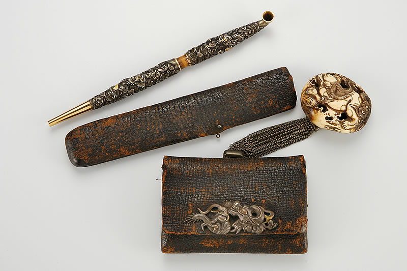 煙管 キセル 骨董品 アンティーク 煙管入れ タバコ 煙草入れ タバコ