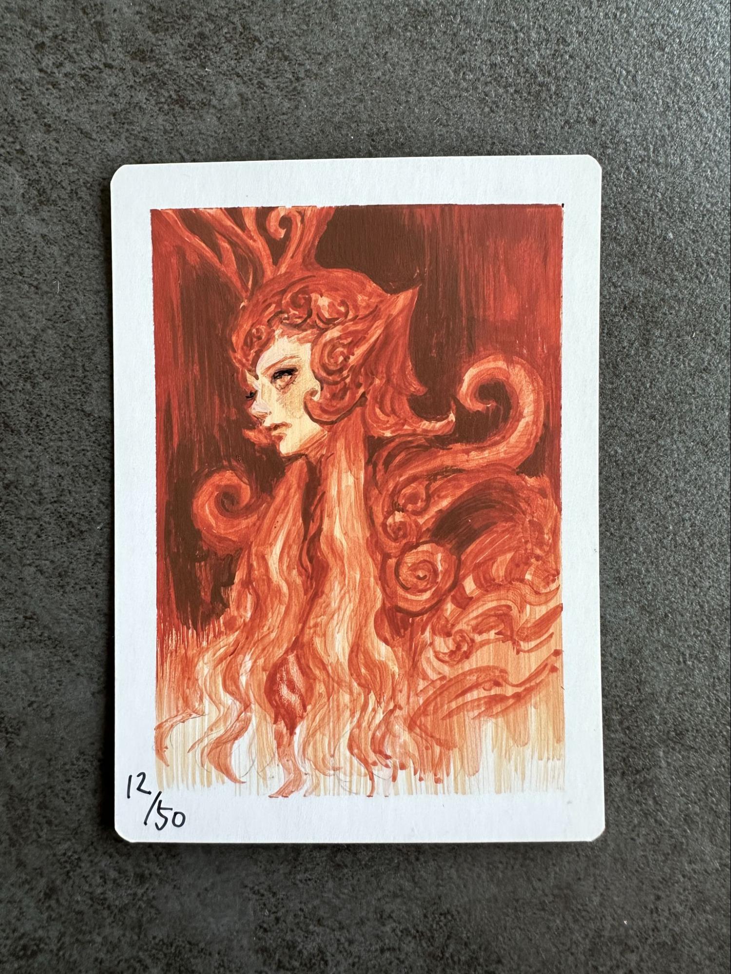 MTG/炎の媒介者/Flame Channeler/アーティストプルーフ/AP 炎の媒介者