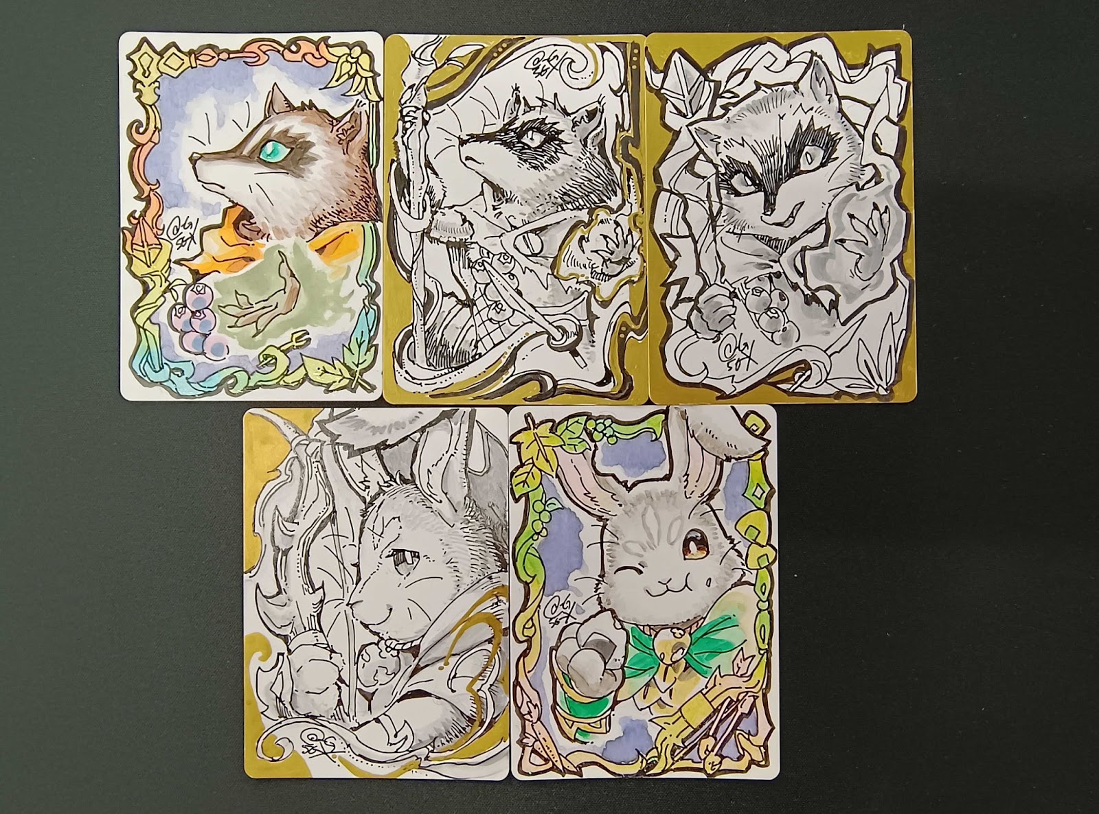 空*様 直筆スケッチカード 寺田亨 稲妻 アーティストプルーフ MTG専門