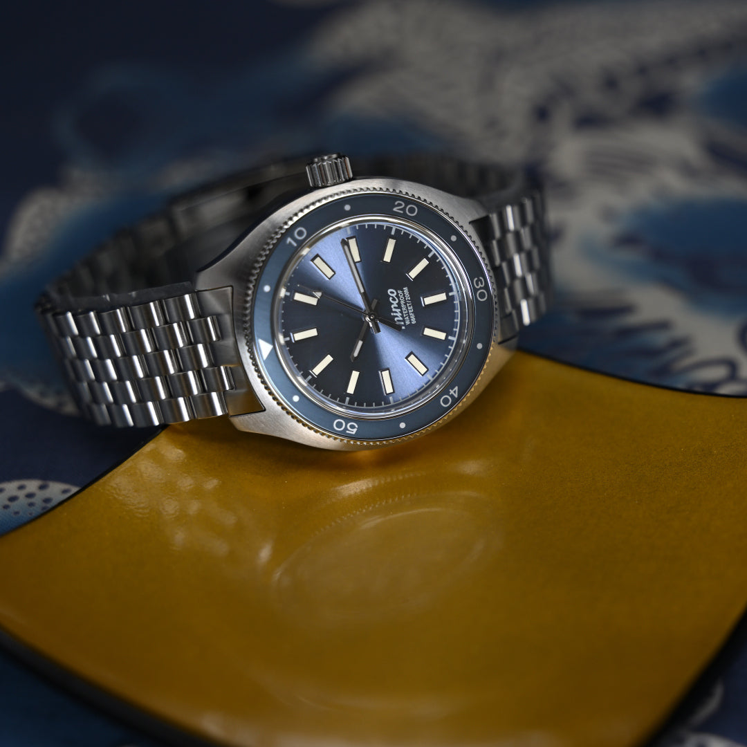 FUKUSHIMA WATCH mirco TYPE-03 舛花色（Masuhanairo） サファイア