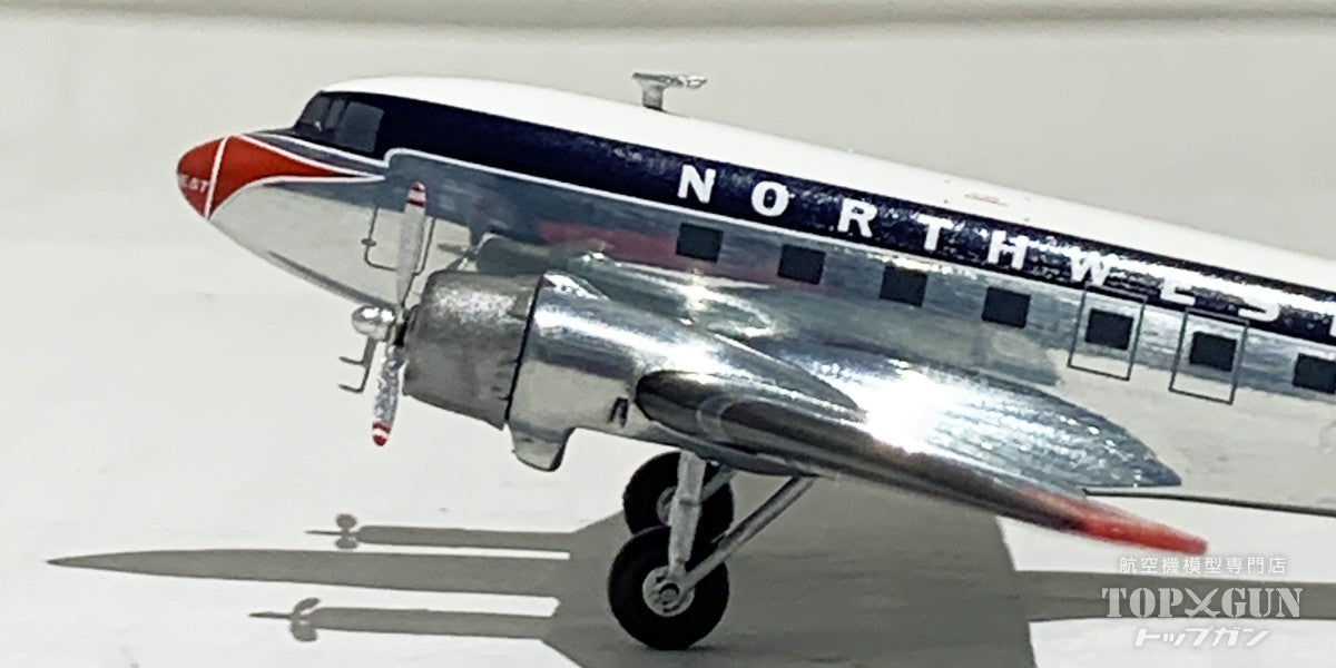 JC Wings DC-3 Northwest Airlines Polished N39544 1/200 [XX2382]