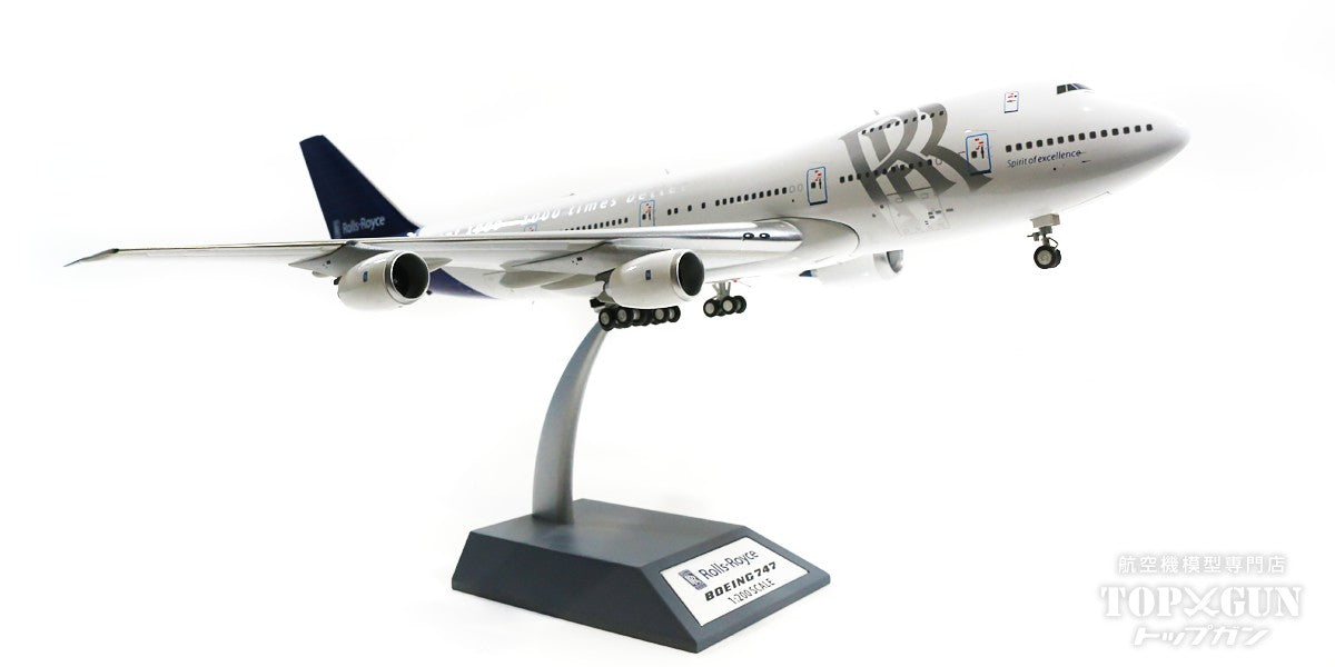 ロールスロイスエンジンテストベッド B747-200B 1/400 ロールスロイス