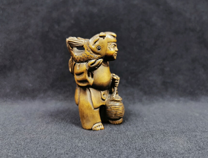 根付陶器製恵比寿様