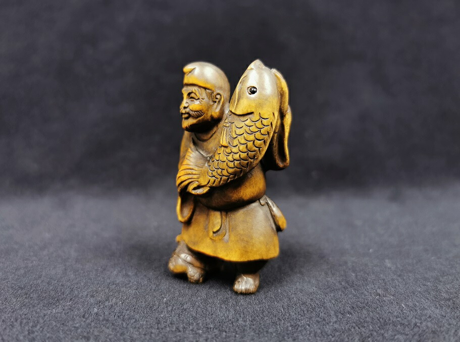 根付陶器製恵比寿様