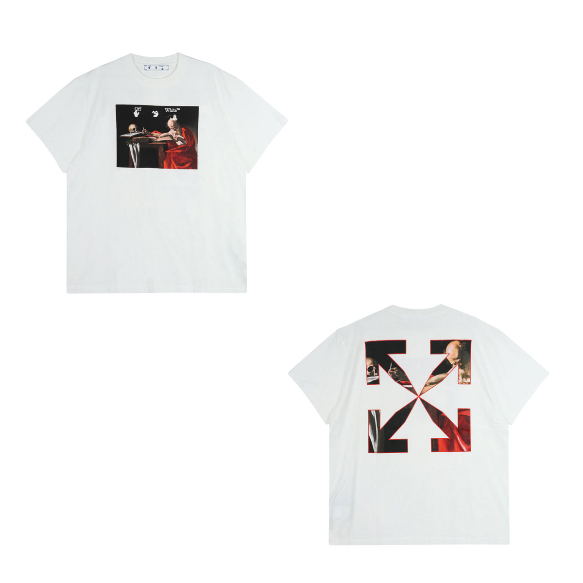 楽天市場】オフホワイト Tシャツ メンズ 正規品 OFF-WHITE 半袖Tシャツ