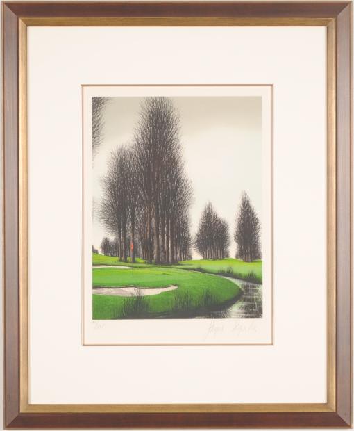 デペルト リトグラフ 坂道 絵画 風景画 デペルト リトグラフ 坂道 絵画