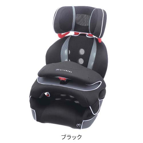 エールベベ サラット3ステップ クワトロEX ジュニアシート ブラック