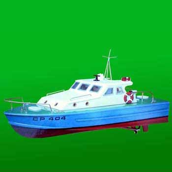 KNK 地球堂 ミニボートシリーズ M404 巡視艇 PC404 木製キット